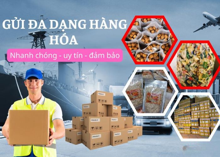 Hàng hóa gửi đi Singapore rất đa dạng